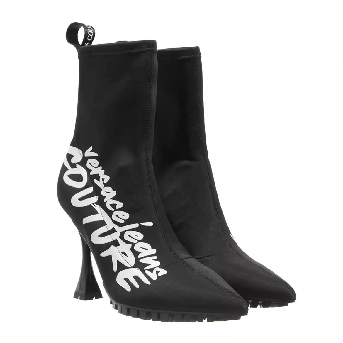 Versace Jeans Couture Shoes Black + White Stiefeletten