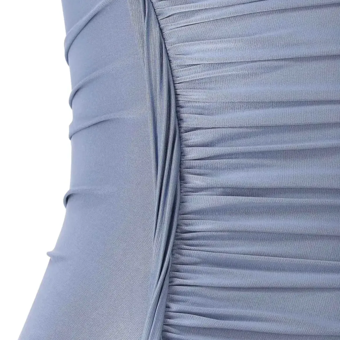 Victoria Beckham Elegantes Maxikleid blau Maxikleid