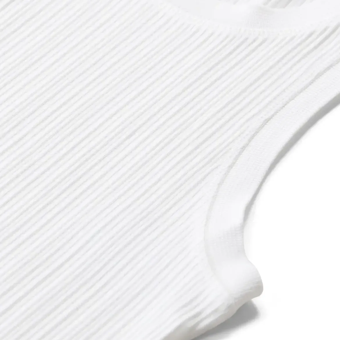 Victoria Beckham Geripptes Top weiß Top