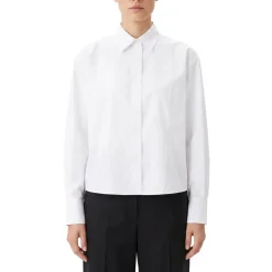 Victoria Beckham Hemdbluse aus Baumwolle weiß Bluse