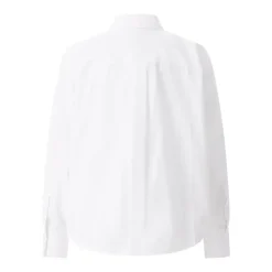 Victoria Beckham Hemdbluse aus Baumwolle weiß Bluse