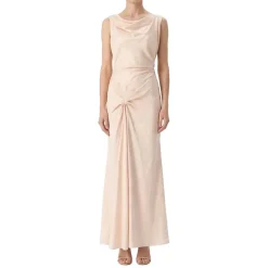 Victoria Beckham Maxikleid mit Muster pink Maxikleid