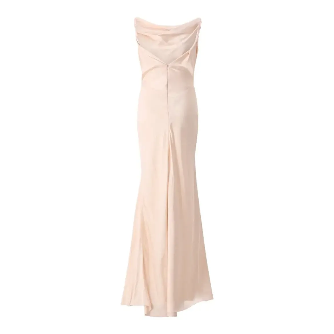 Victoria Beckham Maxikleid mit Muster pink Maxikleid