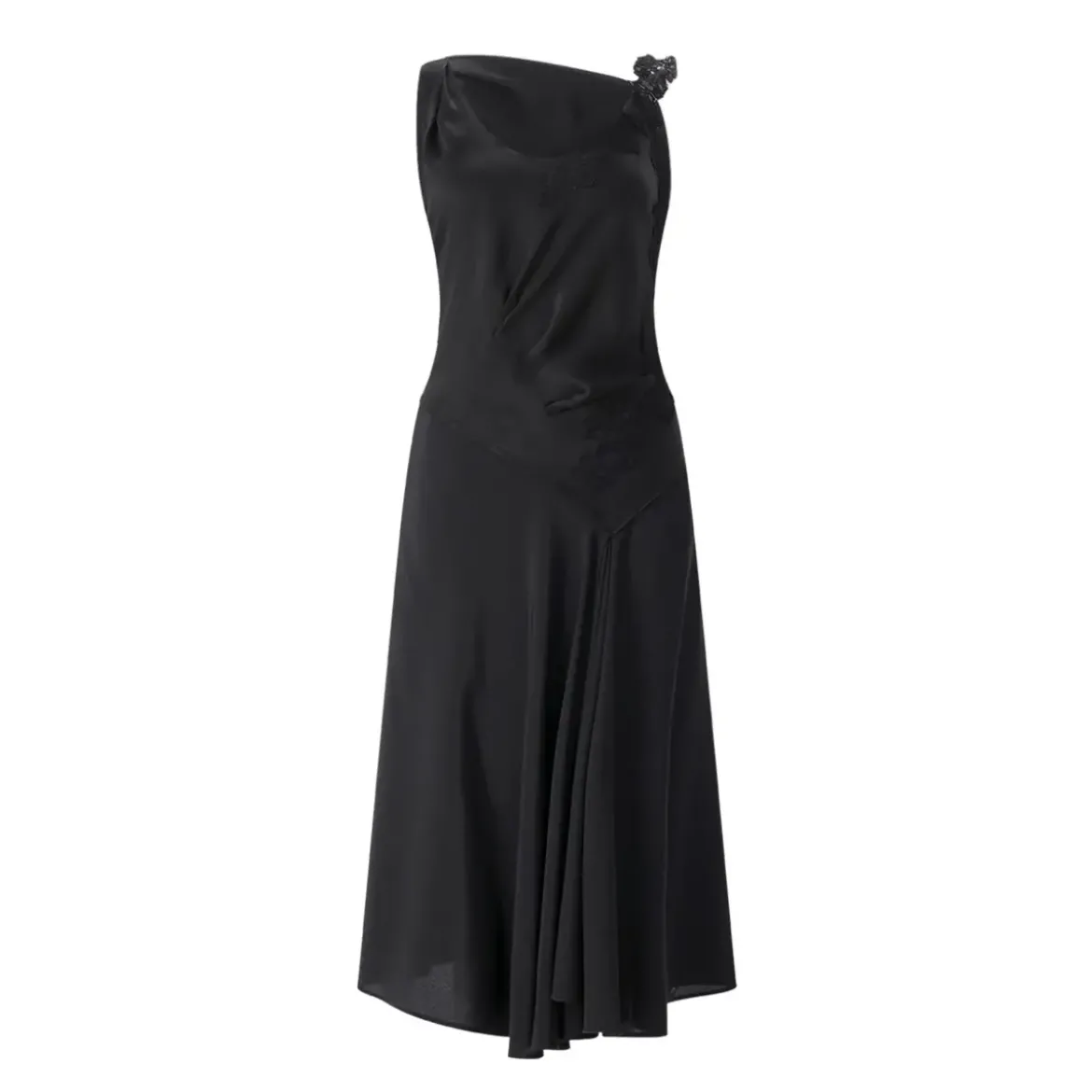 Victoria Beckham 1226WDR007331A schwarz Maxikleid