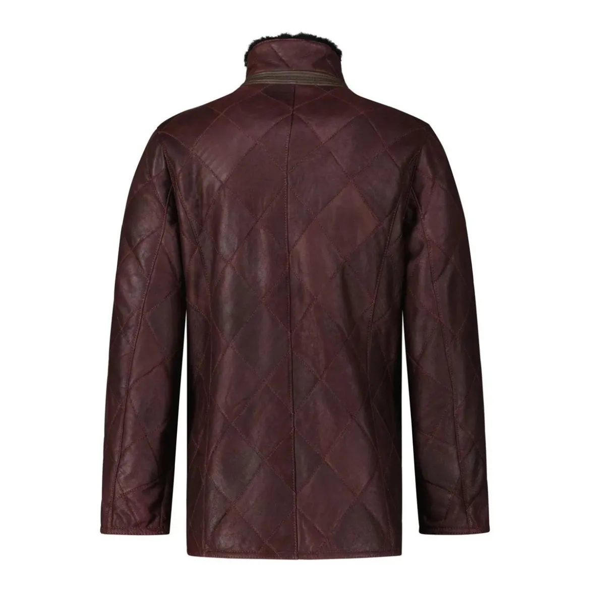 Werner Christ Lederjacke David rot Übergangsjacke