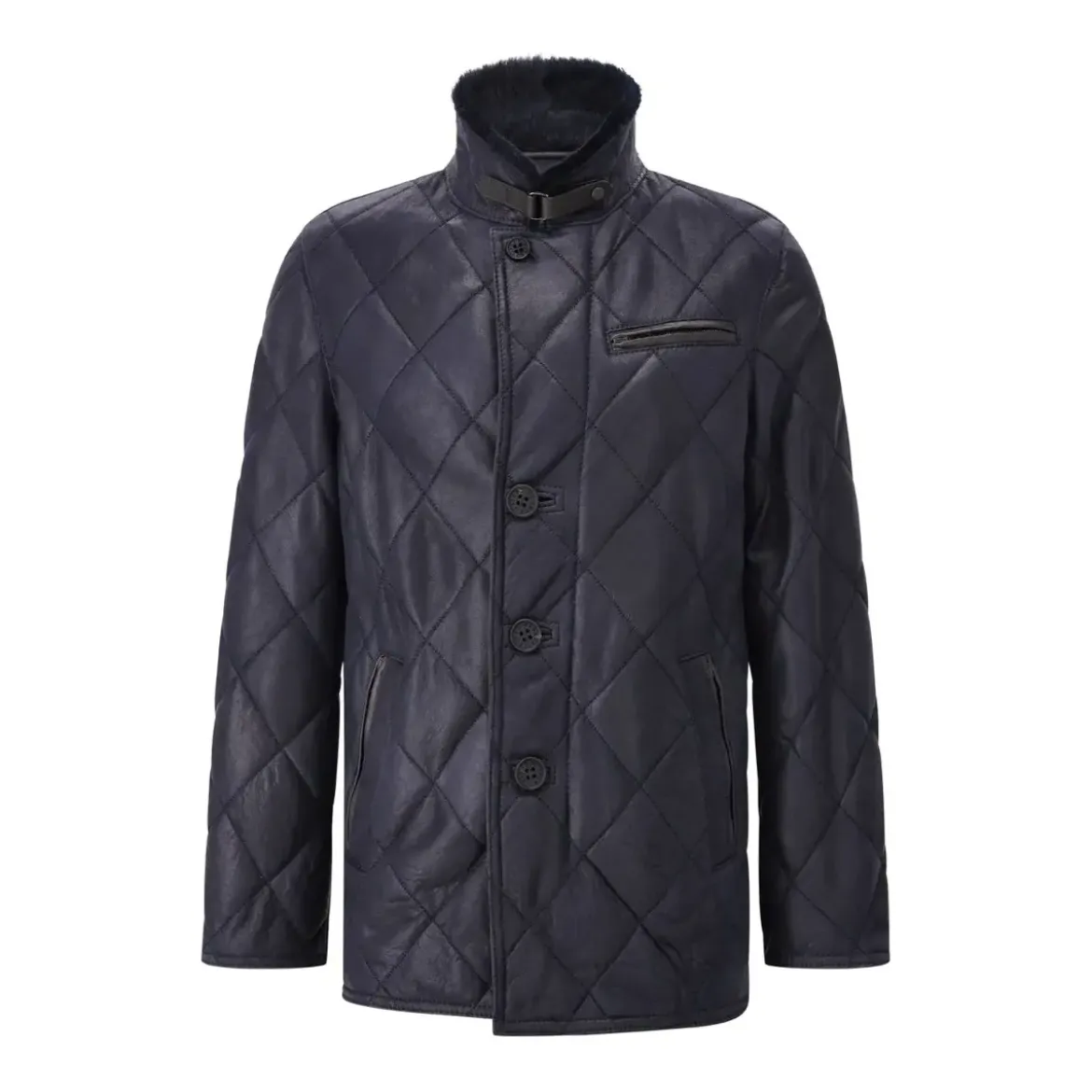 Werner Christ Lederjacke David Dunkelblau Lederjacke