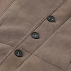 Werner Christ Mantel Antony aus Lammfell Braun Übergangsjacke