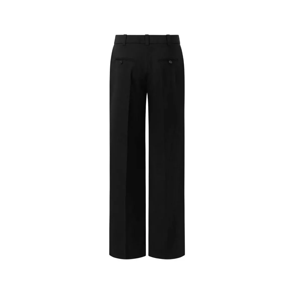 windsor. Businesshose aus Schurwolle Schwarz Stoffhose