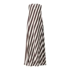 windsor. Gestreiftes Midikleid braun Midikleid