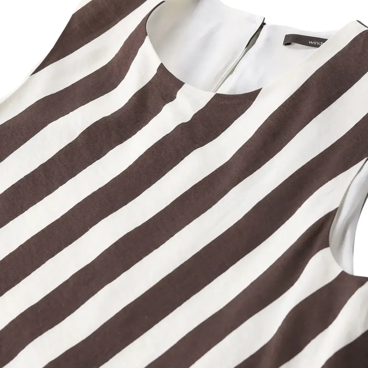 windsor. Gestreiftes Midikleid braun Midikleid