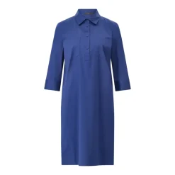 windsor. Midikleid mit Polokragen Dunkelblau Midikleid