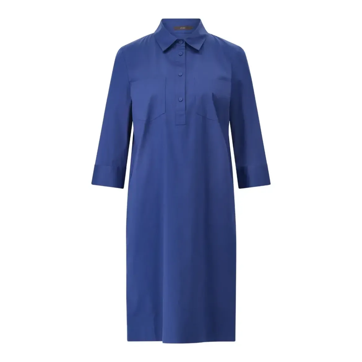 windsor. Midikleid mit Polokragen Dunkelblau Midikleid