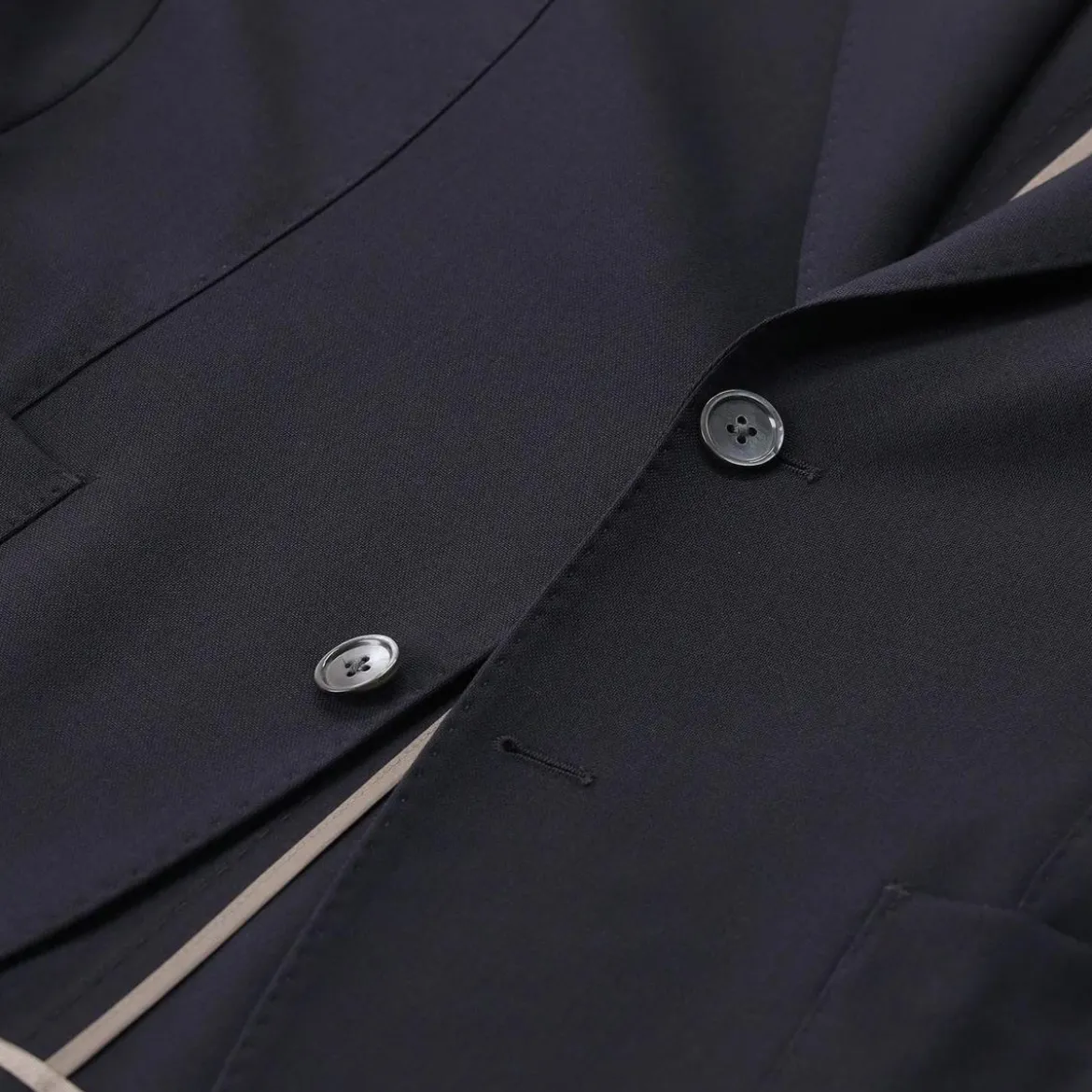 windsor. Regular-Fit Sakko aus Schurwolle blau Anzugjacke