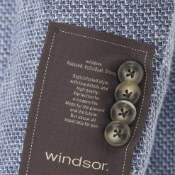 windsor. Shaped-Fit Sakko Giro blau Anzugjacke