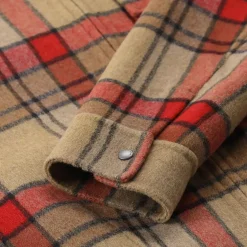Woolrich Jacke aus Woll-Mix braun Übergangsjacke