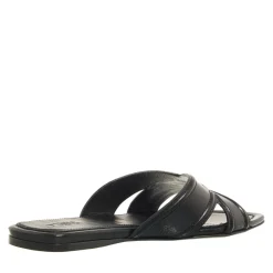 Zadig & Voltaire Azora Mule Vintage Patent Noir Slides