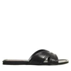 Zadig & Voltaire Azora Mule Vintage Patent Noir Slides